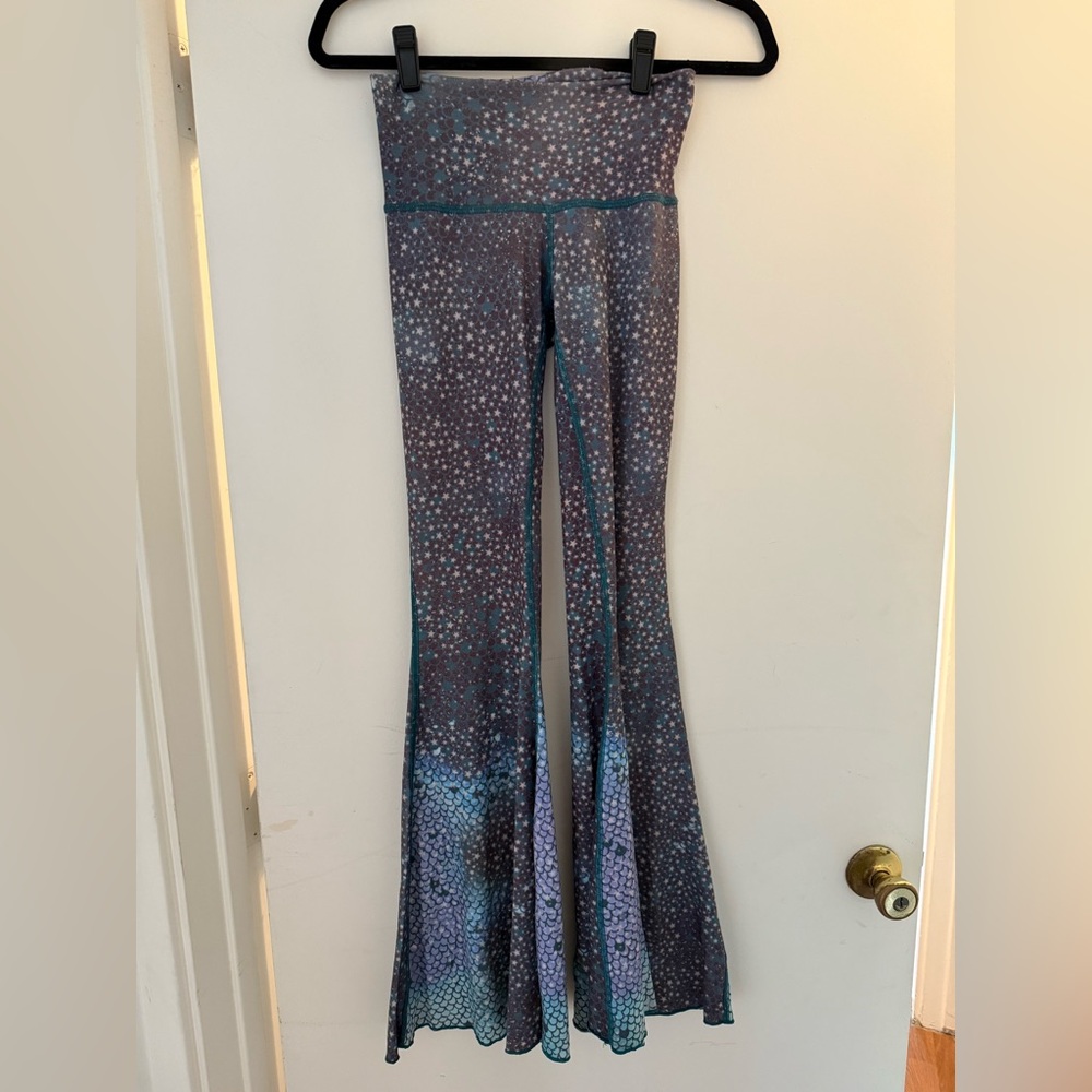 Teeki fairy mermaid Flared Leggings / bell bottoms XS